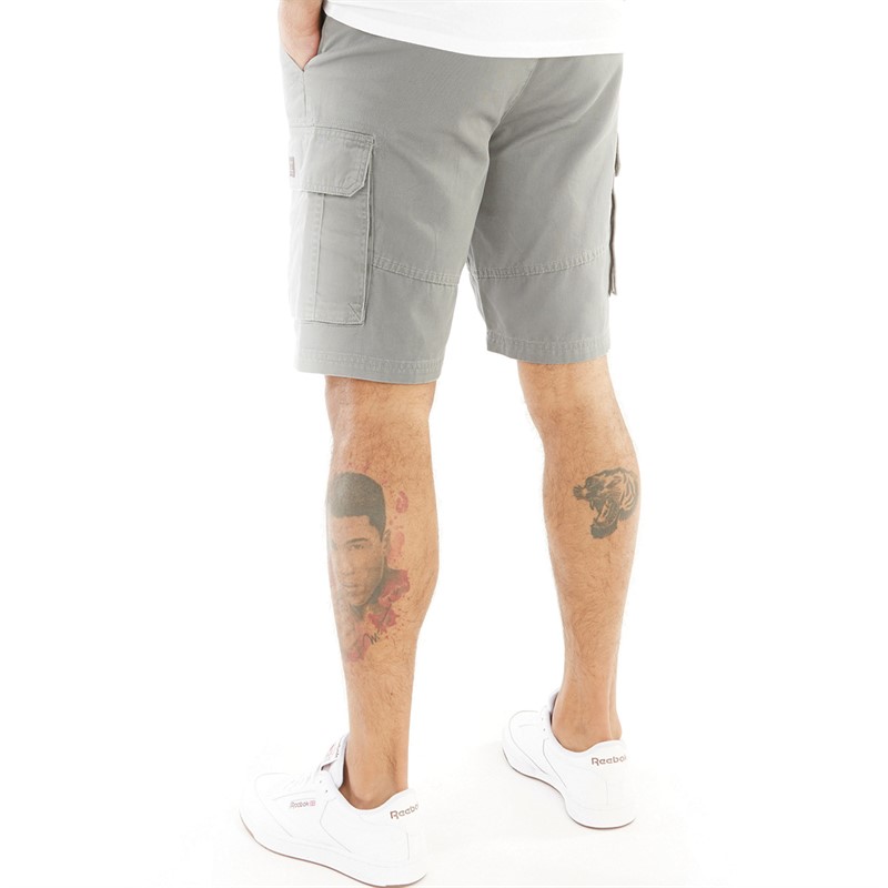 Closure London Mens Utility Cargo Shorts Steel Grey