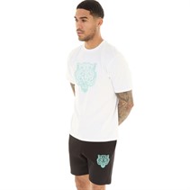 Closure London Ensemble T-shirt et short Fury Homme Blanc/Noir