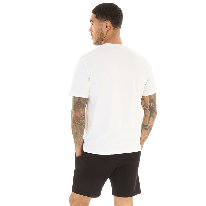 Closure London Mens Fury T-Shirt And Shorts Co-Ord White/Black