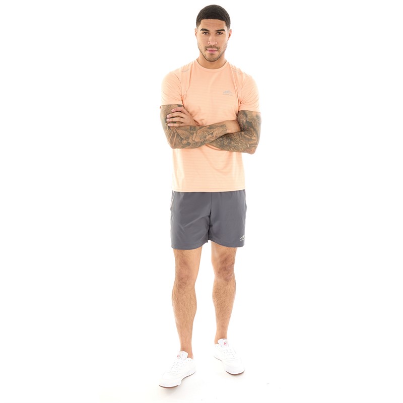 Closure London Mens Training T-Shirt And Shorts Co-Ord Peach