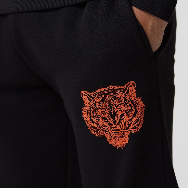 Closure London Mens Fury Tracksuit Black/Orange