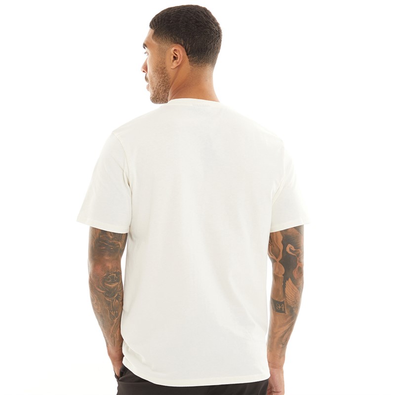 Closure London Mens Sketch Teddy T-Shirt Off White