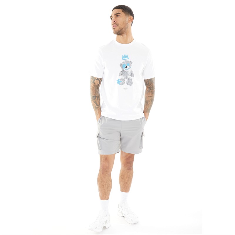 Closure London Mens Teddy T-Shirt White