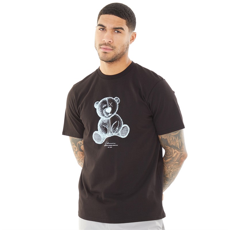 Closure London T-shirt Teddy Homme Noir