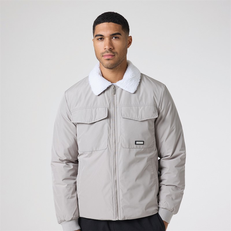 Closure London Mens Padded Jacket Stone