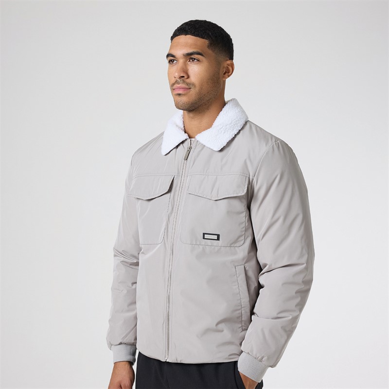 Closure London Mens Padded Jacket Stone