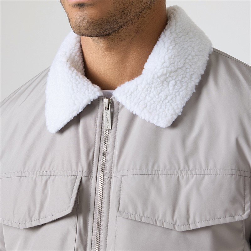 Closure London Mens Padded Jacket Stone