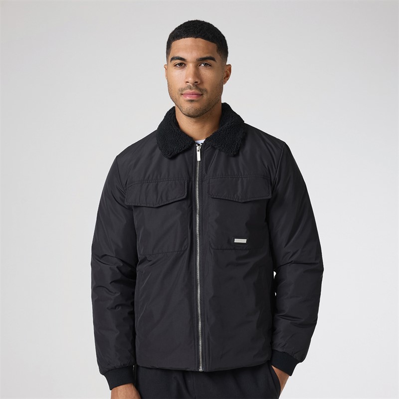 Closure London Mens Padded Jacket Black