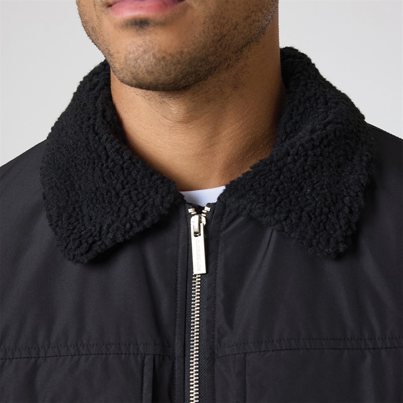 Closure London Mens Padded Jacket Black