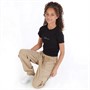 Closure London Girls Cargos And Jersey Long Sleeve T-Shirt Black/Stone