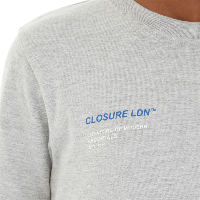 Closure London Boys Logo Utility Co-Ord Set Light Marl