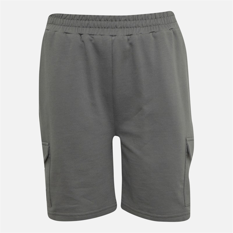 Closure London Boys Nylon Pocket Cargo Co-Ord Set Grey