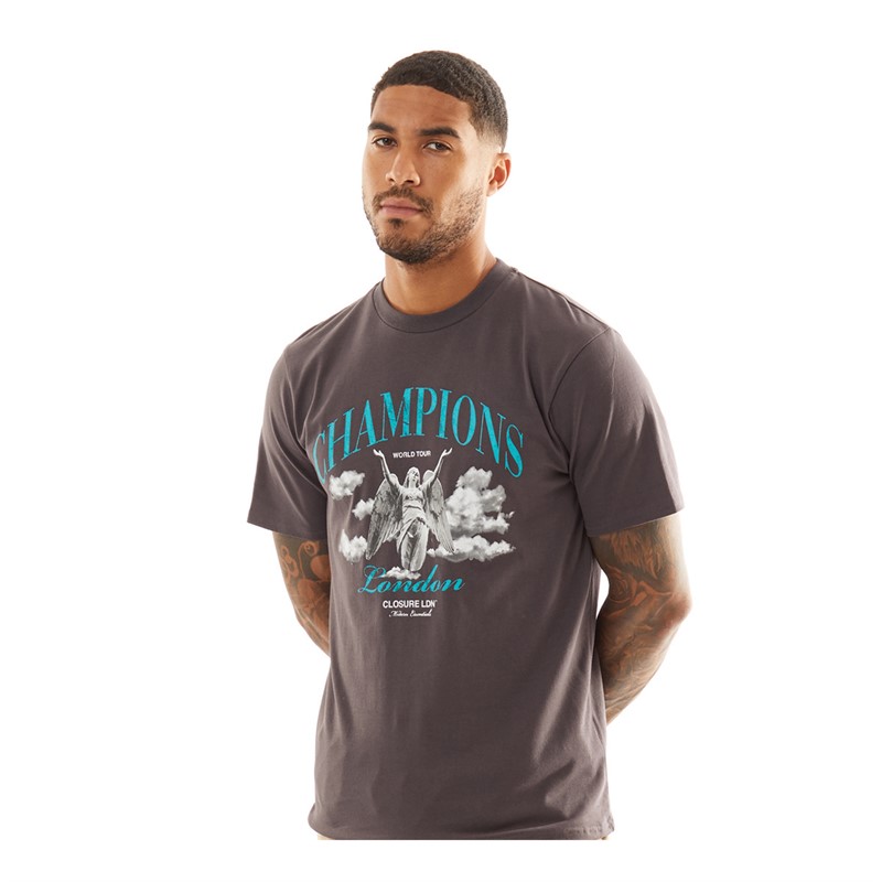 Closure London T-shirt de championnat Homme anthracite