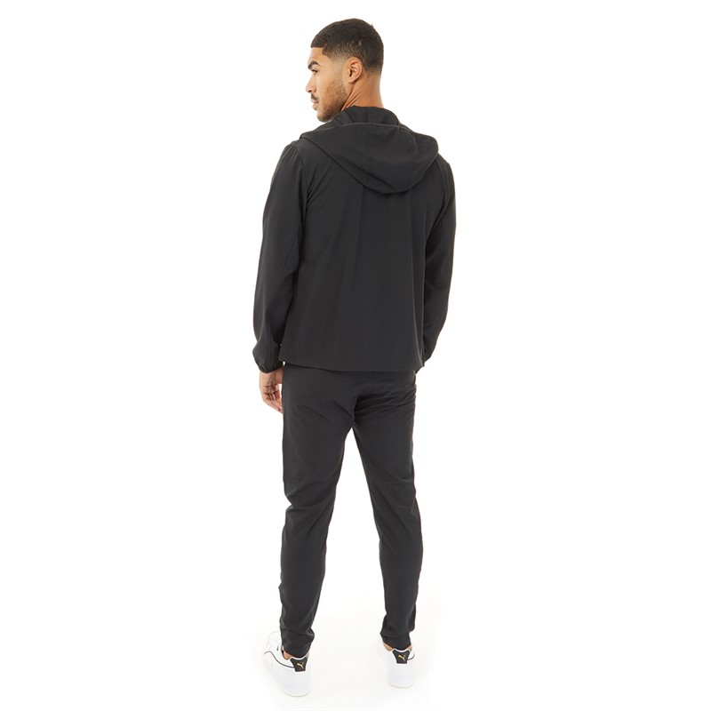 Closure London Mens Poly Tech Tracksuit Black