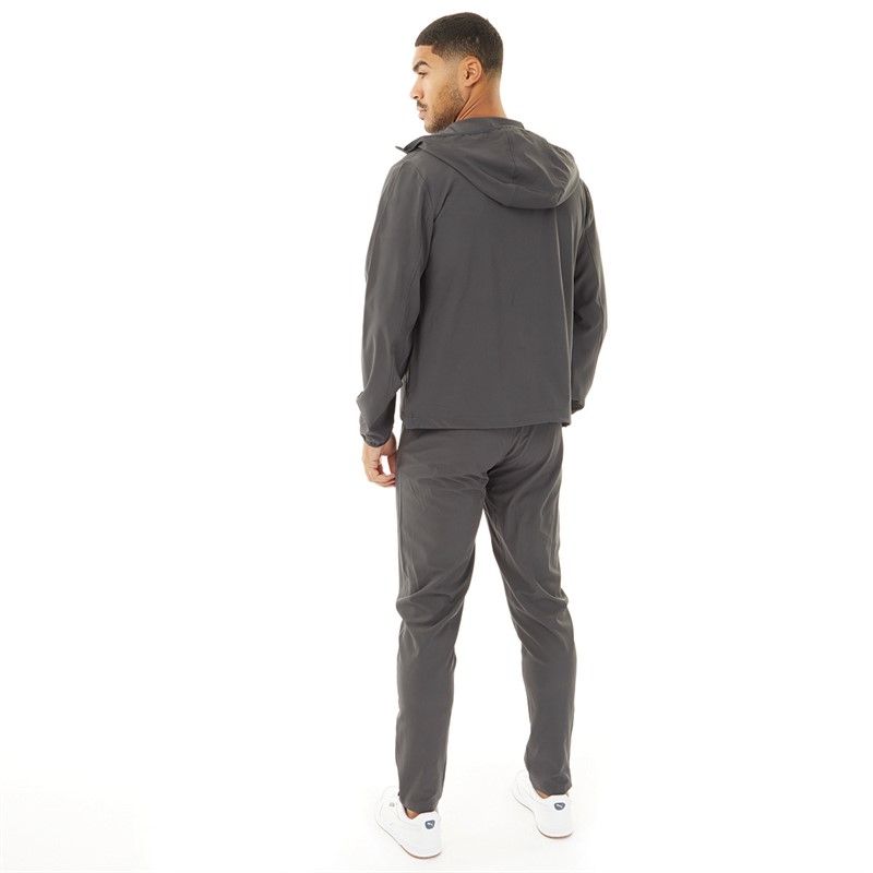 Closure London Mens Poly Tech Tracksuit Charcoal