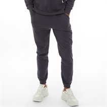 Closure London Mens Relaxed Fit Joggers Dark Grey