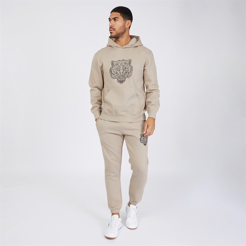 Closure London Mens Fury Tracksuit Greige/Black