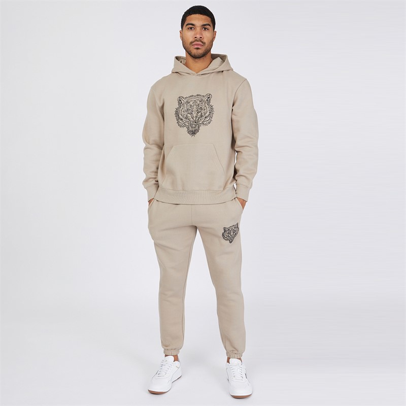 Closure London Mens Fury Tracksuit Greige/Black