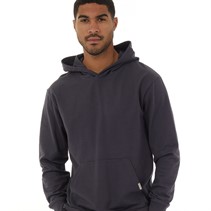 Closure London Mens Relaxed Fit Hoodie Dark Grey