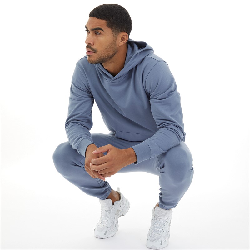 Closure London Mens Relaxed Fit Hoodie Storm Blue