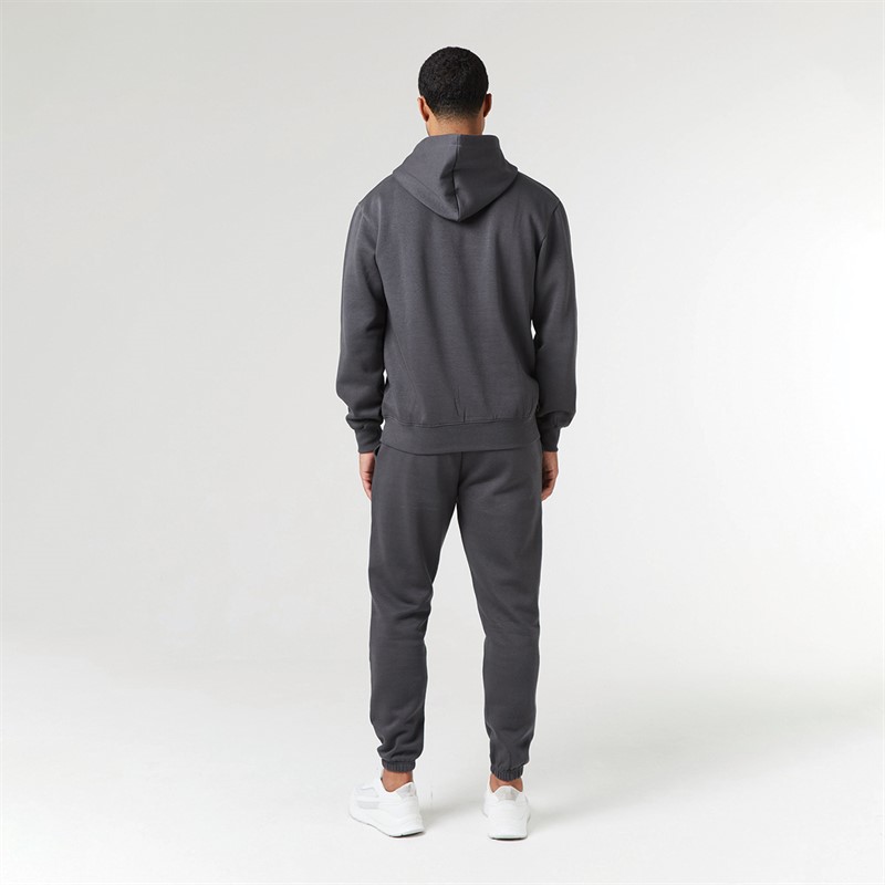 Closure London Mens Vintage Varsity Tracksuit Charcoal