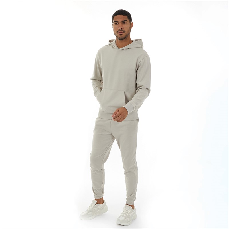 Closure London Mens Relaxed Fit Joggers Stone