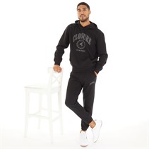 Closure London Mens Vintage Varsity Tracksuit Black