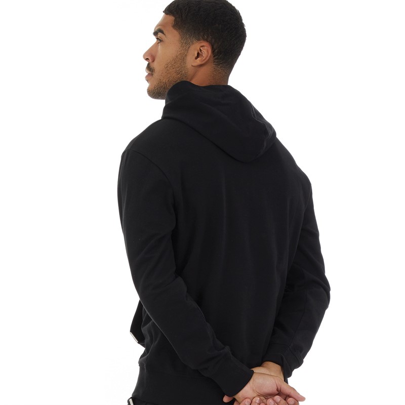 Closure London Mens Relaxed Fit Hoodie Black