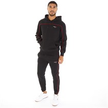 Closure London Mens Multi Logo Piping Tracksuit Black