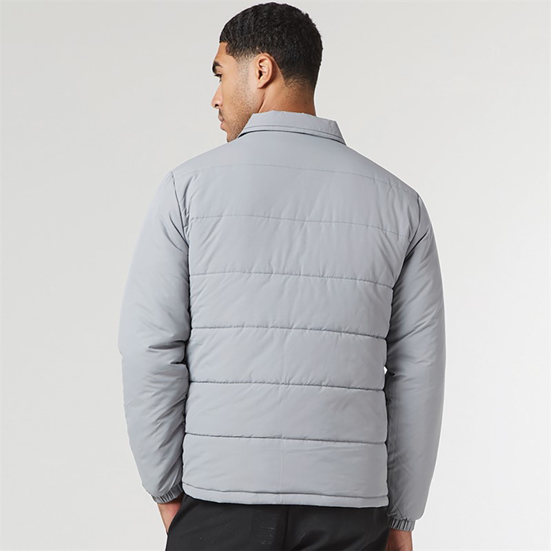 Closure London Mens Hybrid Quilted Jacket Mid Grey