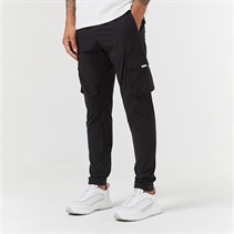 Closure London Mens Stretch Tech Cargo Pants Black