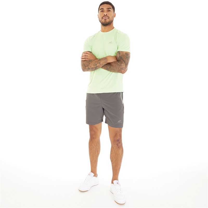 Closure London Mens T-Shirt And Shorts Co-Ord Lime Green