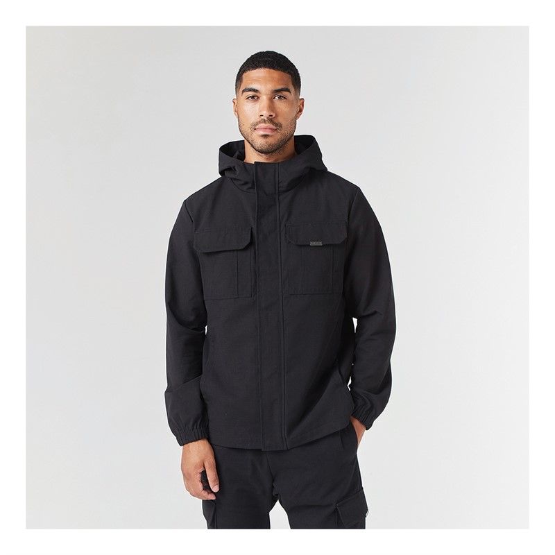 Closure London Mens Premium Ripstop Jacket Black