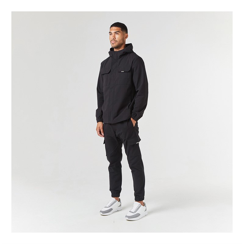 Closure London Mens Premium Ripstop Jacket Black