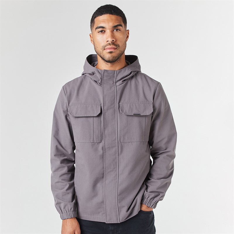 Closure London Mens Premium Ripstop Jacket Charcoal