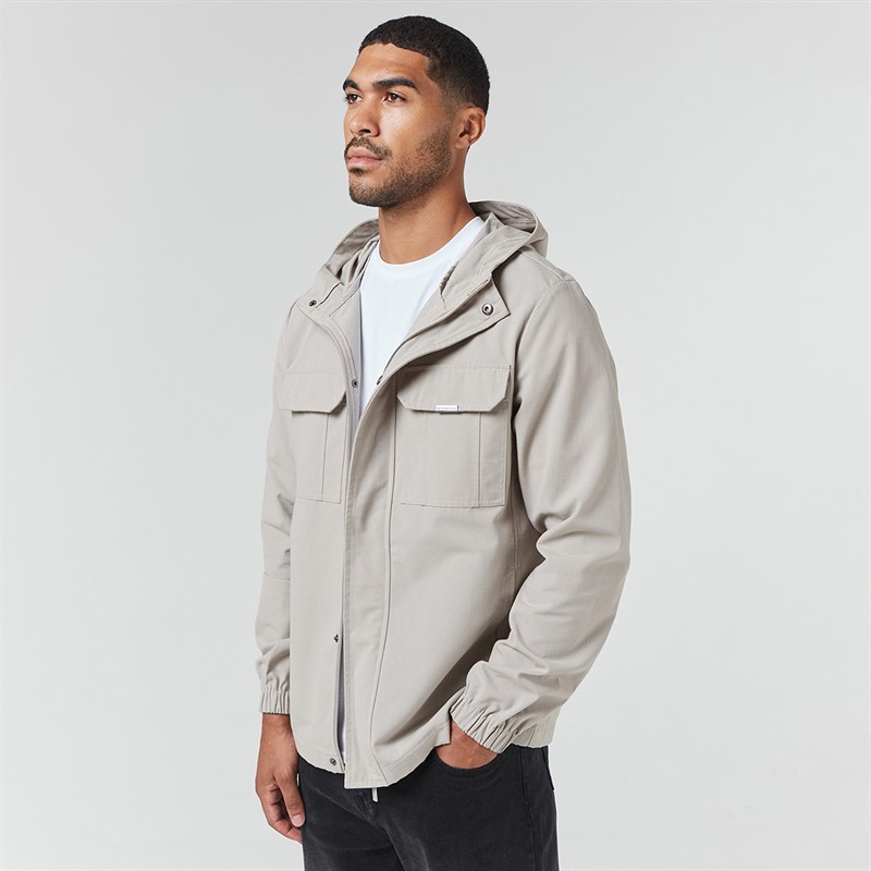 Closure London Mens Premium Ripstop Jacket Stone