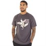 Closure London Mens Dove Logo Number T-Shirt Charcoal