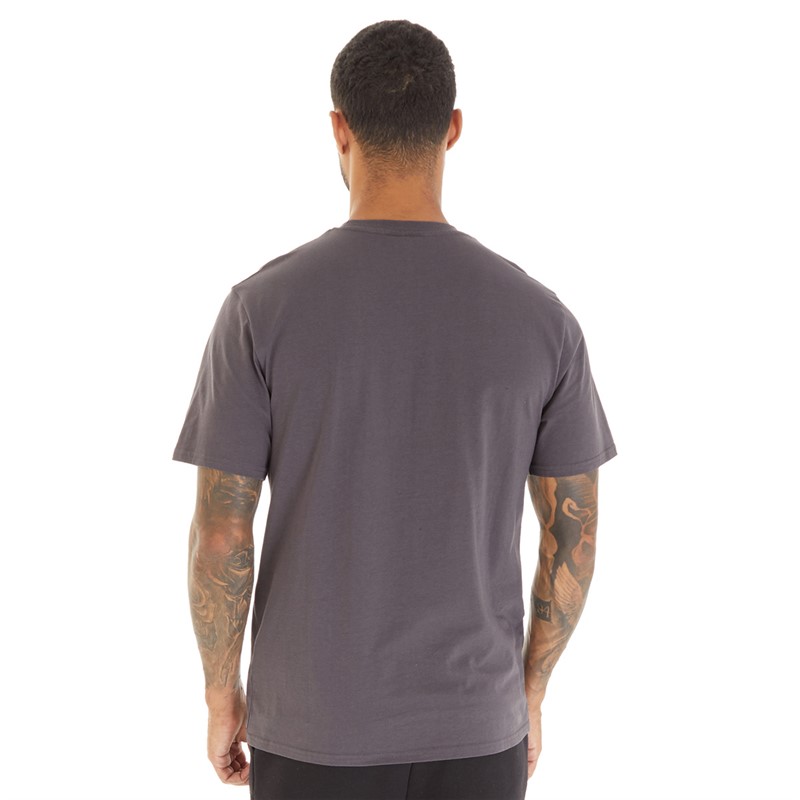 Closure London Mens Dove Logo Number T-Shirt Charcoal