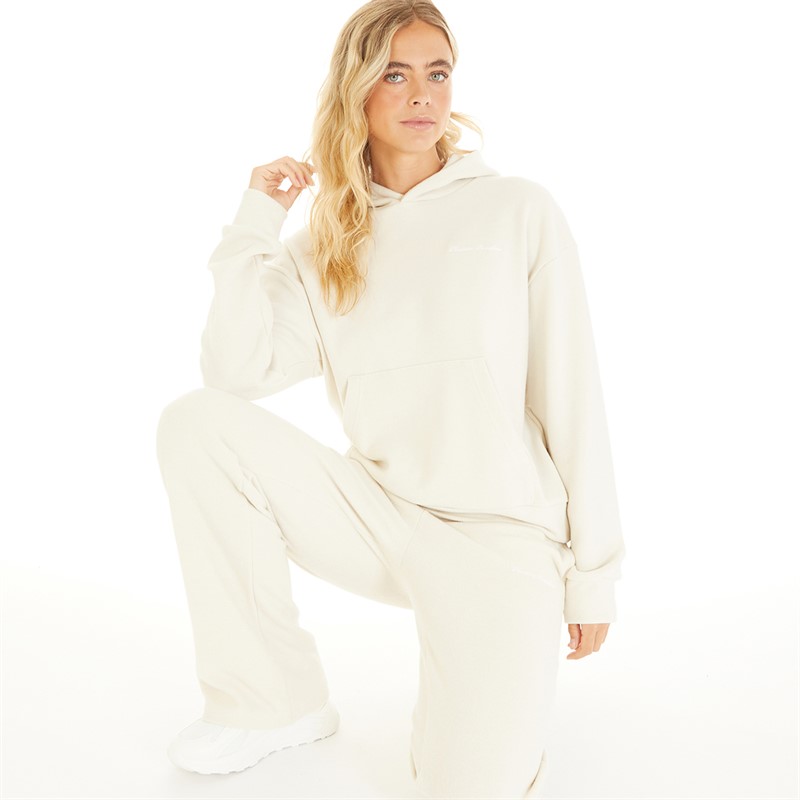 Closure London Womens Soft Knit Tracksuit Cream