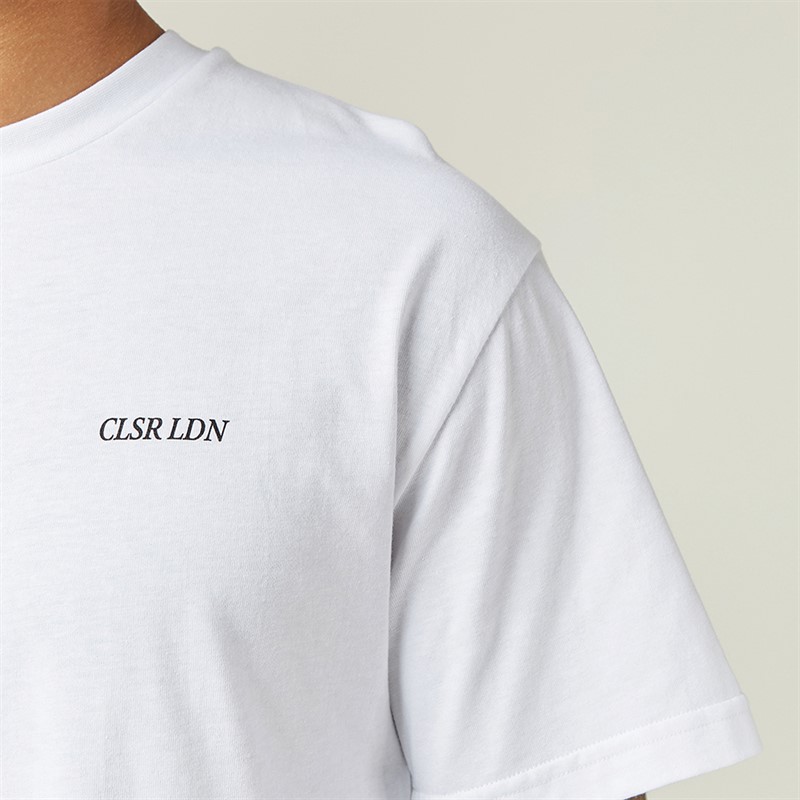 Closure London Mens Luxury T-Shirt White