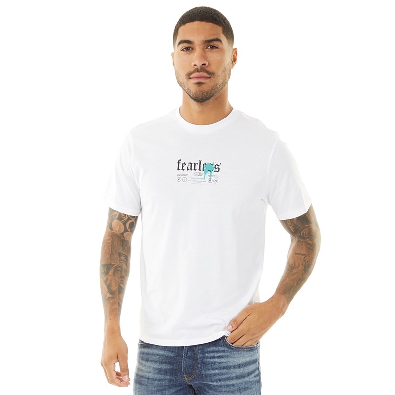 Closure London Mens Fearless Angel T-Shirt White