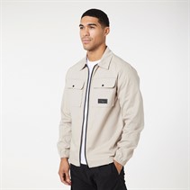 Closure London Mens Utility Over-Shirt Greige