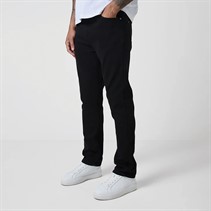 Closure London Mens Regular Fit Denim Jeans Black