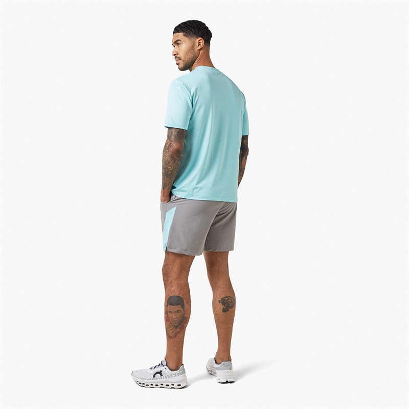 Closure London Mens Space Dye Training Twinset Aqua/Mid Grey