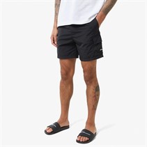 Closure London Mens Cargo Swim Shorts Black