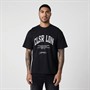 Closure London Mens Relaxed Stacked Varsity T-Shirt Black
