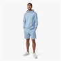 Closure London Mens Relaxed Fit Signature Hoodie And Shorts Set Ice Blue