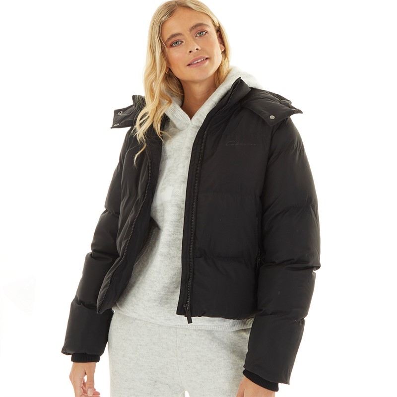 Closure London Womens Puffer Jacket Black