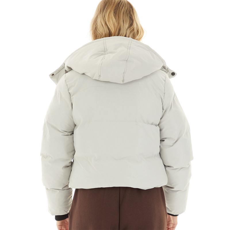 Closure London Womens Puffer Jacket Stone