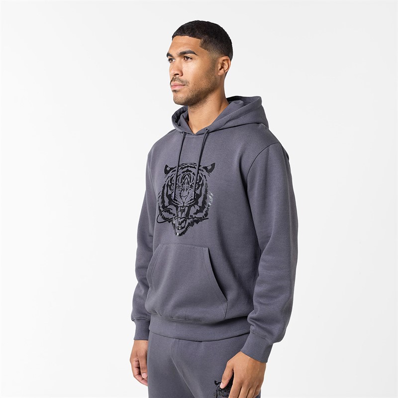 Closure London Mens Patent Fury Tracksuit Charcoal